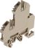 RS PRO Brown Double Level Terminal Block, 0.5 → 4mm², Double-Level, Screw Termination