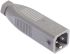Hirschmann 16A重载连接器插头, 2P + E, 250 V, IP54, 灰色, 电缆安装, 931265106 STAS 20