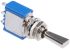 APEM Toggle Switch, Panel Mount, On-Off-(On), SPST, Solder Terminal