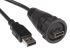RS PRO USB 2.0 Cable, Male USB A to Male USB A Cable, 2.1m