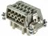 HARTING Heavy Duty Power Connector Insert, 16A, Female, Han E Series, 10 Contacts