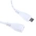 Câble USB Cable Power Micro-USB B vers Micro-USB B, 200mm, Blanc
