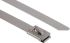 RS PRO Cable Tie, Roller Ball, 360mm x 7.9 mm, Metallic 316 Stainless Steel, Pk-100