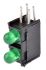 Schurter NYÁK-ra szerelhető LED állapotjelző Zöld Derékszögű