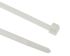 HellermannTyton Cable Tie, 200mm x 4.6 mm, Natural Polyamide 6.6 (PA66), Pk-500