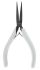 Facom Long Nose Pliers, 140 mm Overall, Straight Tip, 35mm Jaw