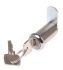 L&F 转舌锁, 钥匙解锁, 面板至舌片深32mm, 切口19.1 x 16.6mm, 不锈钢制