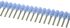 Boccola a crimpare Weidmuller, Isolato, Blu, lunghezza pin 8mm, filo max 0.75mm², 18AWG