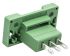 Phoenix Contact 5.08mm Pitch 3 Way Pluggable Terminal Block, Feed Through Header, Panel Mount, Solder/Slip on