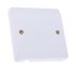MK Electric White 1 Gang Light Switch Cover