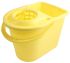 RS PRO 塑料拖把桶, 15L, 黄色, , 带把手, , 带甩篮