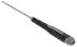 Bahco Slotted Screwdriver, 3 x 0.5 mm Tip, 75 mm Blade, 197 mm Overall