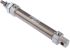 SMC Pneumatic Piston Rod Cylinder - 25mm Bore, 100mm Stroke, C85 Series, Double Acting
