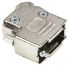 MH Connectors MHD45ZK Series Zinc Angled D Sub Backshell, 9 Way, Strain Relief