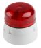 Klaxon Flashguard QBS Serien Signallys, Rød linse, Blinkende, LED, overflademontering, 230 V ac