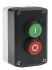 Botón pulsador con carcasa Schneider Electric Retorno por Resorte Roscado 10A IP66, IP67, IP69K XALD 2 aberturas