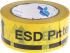 Nastro segnaletico ESD RS PRO per pavimento, 66m x 48mm, , col. Nero/ giallo
