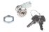 Euro-Locks a Lowe & Fletcher group Company Camlock, 15.5mm Panel-to-Tongue, 16.3 x 14.1mm Cutout, Key Unlock