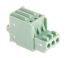 Phoenix Contact 2.5mm Pitch 3 Way Pluggable Terminal Block, Plug, Cable Mount, Spring Cage Termination