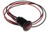 Oxley Red Panel Mount Indicator, 230V ac, 10.2mm Mounting Hole Size, Lead Wires Termination, IP66