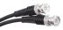TE Connectivity Male BNC to Male BNC Coaxial Cable, 1.8m, RG58 Coaxial, Terminated