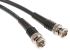 TE Connectivity Male BNC to Male BNC Coaxial Cable, 600mm, RG59 Coaxial, Terminated