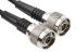 TE Connectivity RG58同轴电缆, 1m长, 50 Ω, N 类型公插转N 类型公插, 1337801-3