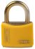 ABUS Key Weatherproof Brass Safety Padlock, Keyed Alike, 6mm Shackle, 40mm Body