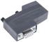 ERNI DB9针D-Sub连接器母座, 直角, 电缆安装, 电源接头组件端接, 144744 / 144744-E