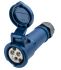 MENNEKES, AM-TOP IP44 Blue Cable Mount 3P Industrial Power Socket, Rated At 16A, 230 V