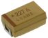 AVX 220μF贴片钽电容 二氧化锰钽电容, TAJ系列, 7343-31封装, 10V 直流, ±10%, 7.3 x 4.3 x 2.9mm