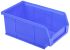 RS PRO 零件盒, 101mm宽 x 76mm高 x 167mm深, 聚丙烯 (PP)盒, 蓝色
