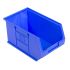 RS PRO 零件盒, 150mm宽 x 130mm高 x 240mm深, 聚丙烯 (PP)盒, 蓝色