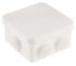 Legrand Plexo Series White Plastic Junction Box, IP55, 80 x 80 x 45mm