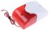 Segnalatore acustico e stroboscopio per allarme ABUS Security-Center, 100dB, colore strobo Rosso, 12V, 73 x 122 x 43mm