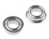 NMB DDLF-740ZZHA1P25LY121 Double Row Deep Groove Ball Bearing- Both Sides Shielded 4mm I.D, 7mm O.D