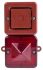 Combiné balise/sirène e2s série SONFL1X-HO, lentille Rouge au Xénon, 24 V c.c.