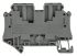 Phoenix Contact UT 4-QUATTRO Series Grey Feed Through Terminal Block, 0.14 → 6mm², Single-Level, Screw