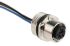 Phoenix Contact Straight Female 4 way M12 to Sensor Actuator Cable, 500mm