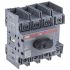 ABB 4P Pole Base Mounting Isolator Switch - 125A Maximum Current, 45kW Power Rating, IP20