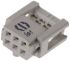 HARTING 6-Way IDC Connector Socket for Cable Mount, 2-Row