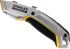 Stanley Tools Safety Knife with Straight Blade, Retractable