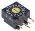 DIP switch, Hulmontering, Drejeaktuator plan 30 mA ved 15 V dc, 16-vejs, -40 → +85°C