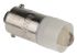 Lampada per indicatori JKL Components, lunga 24mm, Ø 9.6mm, 6V ca/cc, luce color Bianco, 13000mcd con base BA9s, angolo