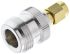 Huber+Suhner Straight 50Ω RF Adapter SMA Plug to N Socket 18GHz