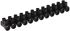Regleta de conexiones CAMDENBOSS, para cable de 6 mm², 41A, 450 Vac, Tornillo, de color Negro