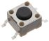 Grey Button Tactile Switch, SPST 50 mA @ 24 V dc 0.7mm Surface Mount