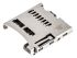 Molex MicroSD卡槽公插, 内存卡槽, 8针, 1.1mm节距, 47352-1001