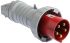 ABB 63A工业连接器插头, 3P + N + E, 415 V, IP67, 红色, 电缆安装, 2CMA166798R1000 - 463P6W