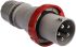 Scame IP67 Red Cable Mount 3P + N + E Industrial Power Plug, Rated At 125A, 415 V